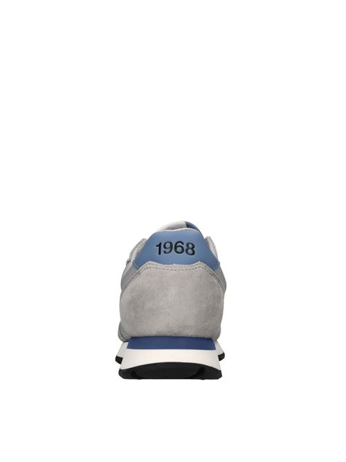 Sneakres in pelle ecopelle e tessuto SUN68 | Z36101GRIGIO CHIARO